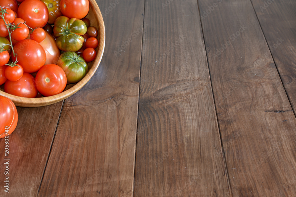 Background de Variedad de Tomates