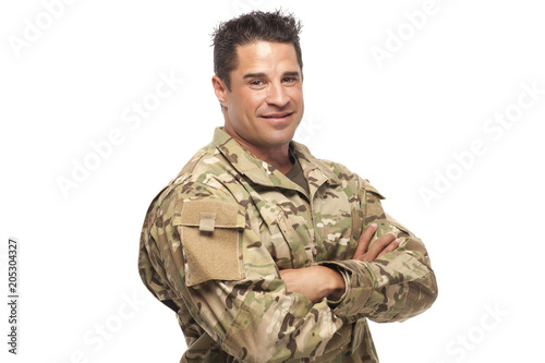 Smiling Army Soldier