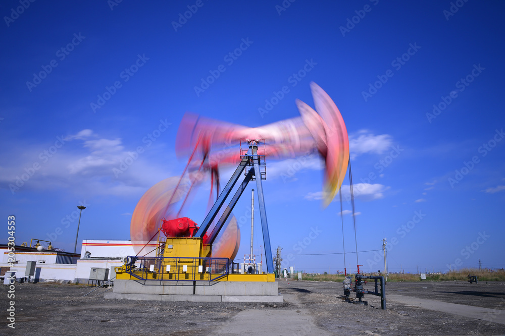 Fototapeta premium The oil pump