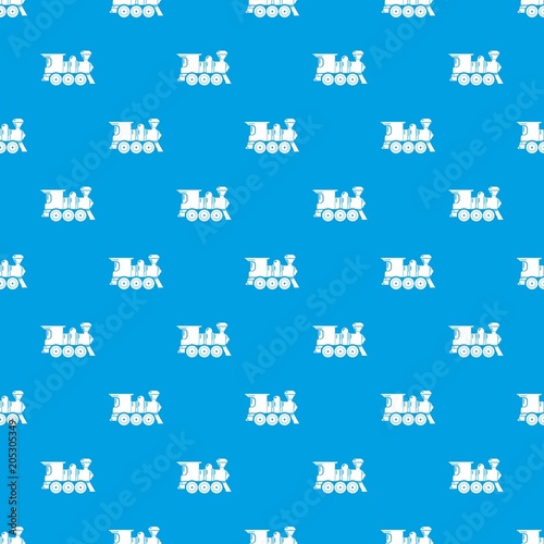 Balloon pattern vector seamless blue repeat for any use