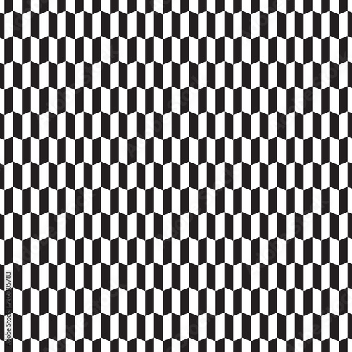 Seamless Geometric Texture Pattern Background in Black and White