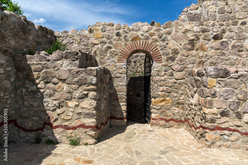 Ruins of Ancient Byzantine fortress The Peristera in town of Peshtera, Pazardzhik Region, Bulgaria photo