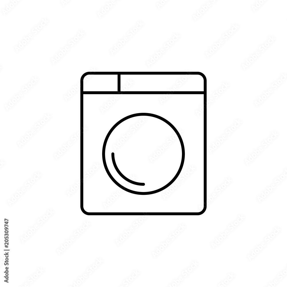washing machine icon. Element of simple travel icon for mobile concept and web apps. Thin line washing machine icon can be used for web and mobile washing machine icon. Element of simple travel icon for mobile concept and web apps. Thin line washing machine icon can be used for web and mobile