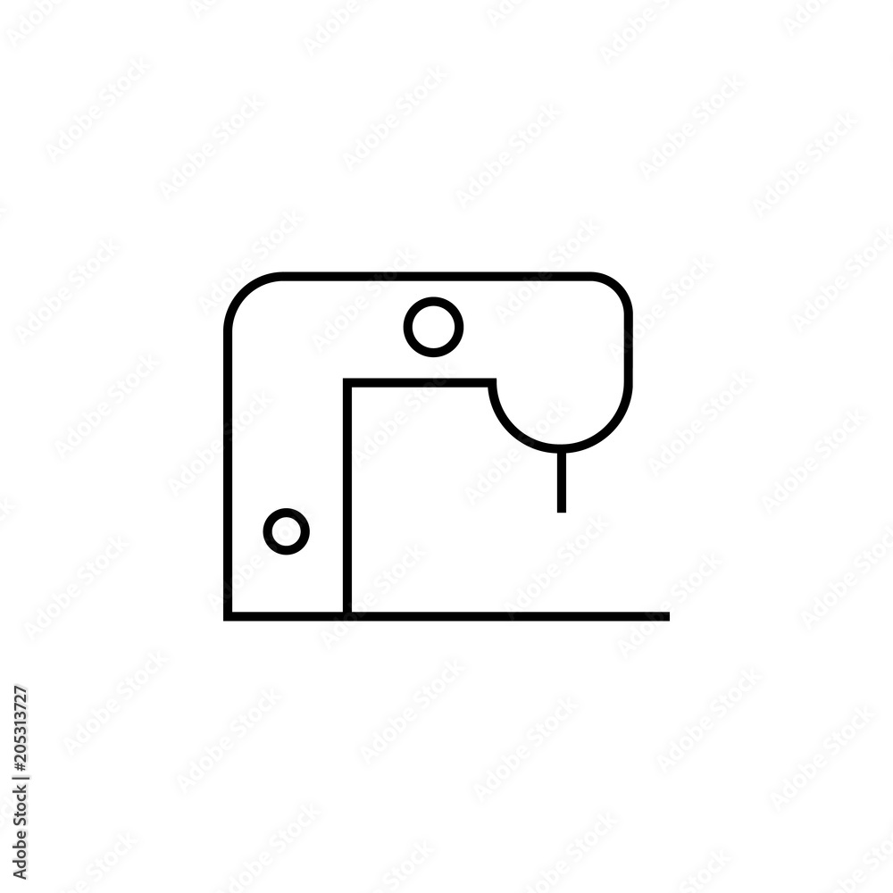 Fototapeta premium weaver's machine icon. Element of simple web icon with name for mobile concept and web apps. Thin line weaver's machine icon can be used for web and mobile