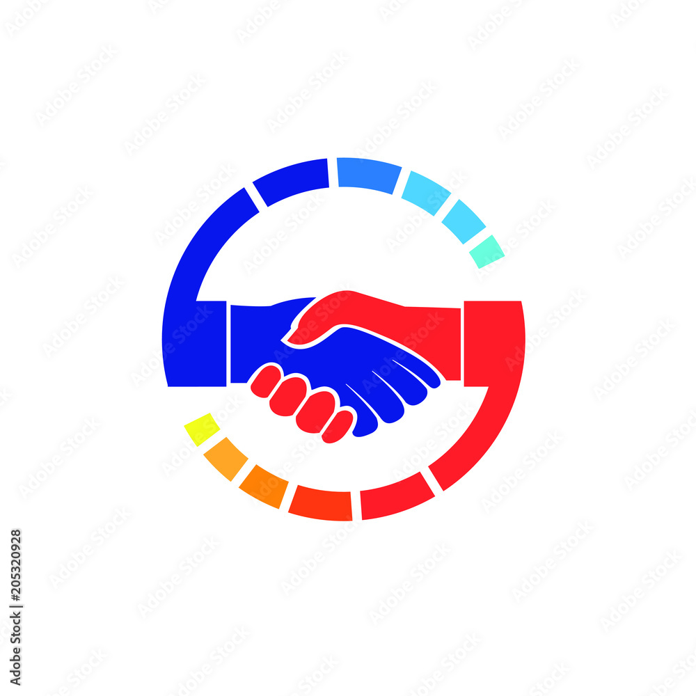 BUSINESS DEAL LOGO Stock Vector | Adobe Stock