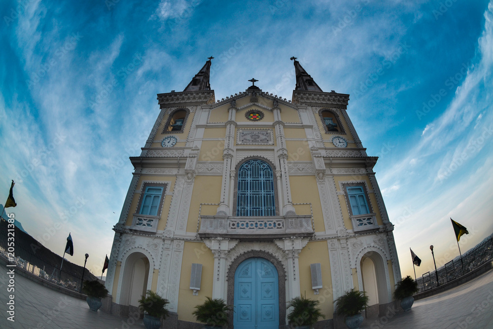 Church Igreja da Penha Rio de Janeiro sem pessoas fé igreja