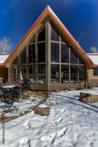 Sohm Home-Hastings Mesa, Colorado with snow photo