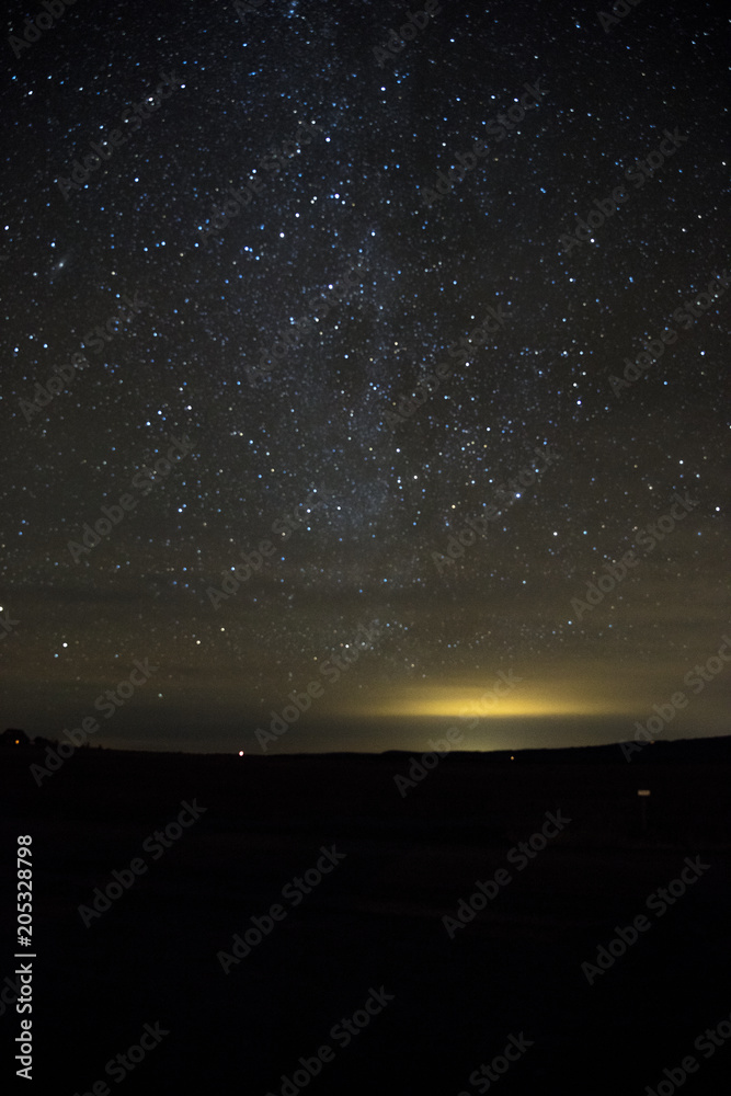 Star filled sky over San Juan Mountains shot in night of SW Colorado Star filled sky over San Juan Mountains shot in night of SW Colorado