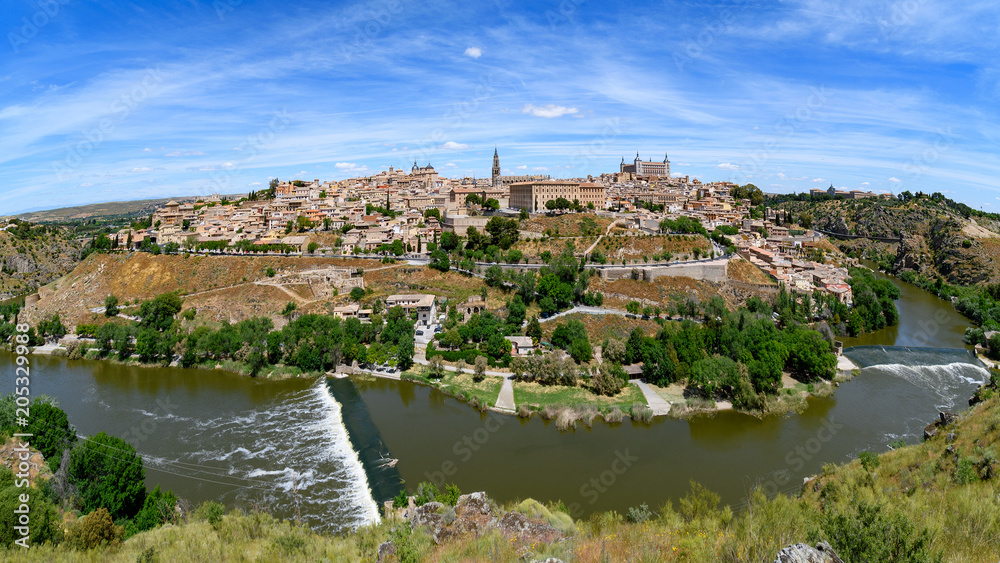 panorama of Toledo, Spain