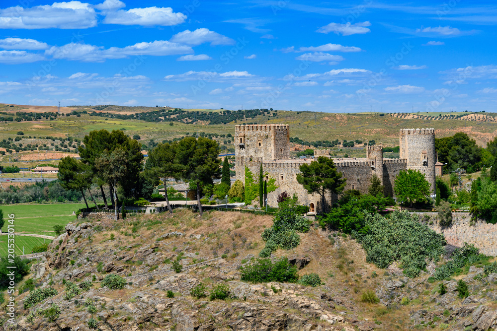 view from the defensive walls of Toledo