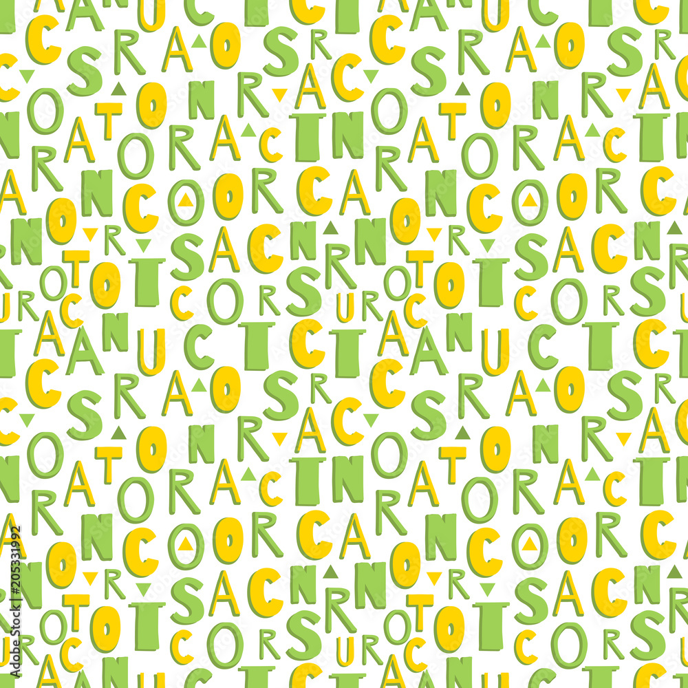 Vector seamless pattern with hand-written alphabet, letters are angular. Vector seamless pattern with hand-written alphabet, letters are angular.