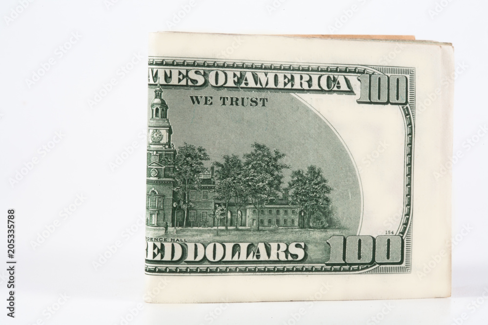 Dollar, model on dollar banknote, concept and idea of time value and money, realestate business and finance concept Dollar, model on dollar banknote, concept and idea of time value and money, realestate business and finance concept