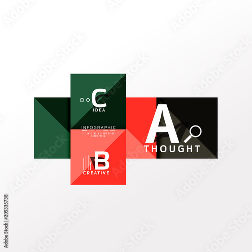 Infographic option banner Free Download Infographic option banner - GFXLoad