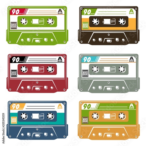 Set of tape cassette
