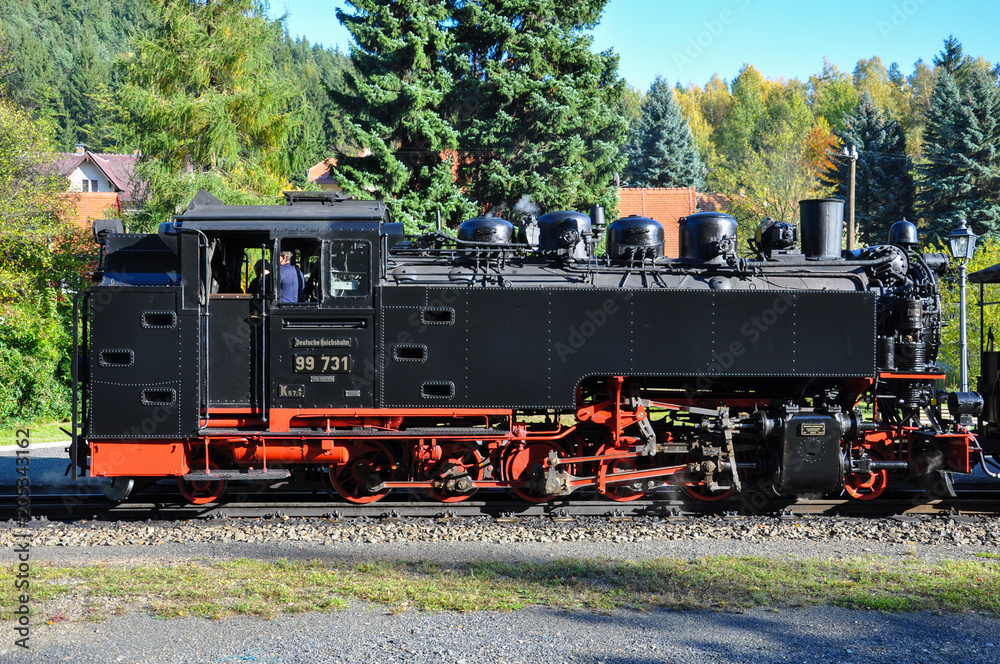 Narrow-gauge railway Zittauer Mountains Germany Narrow-gauge railway Zittauer Mountains Germany