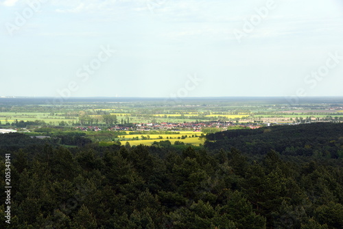 Gröden bei Elsterwerda, Blick vom Heidebergturm