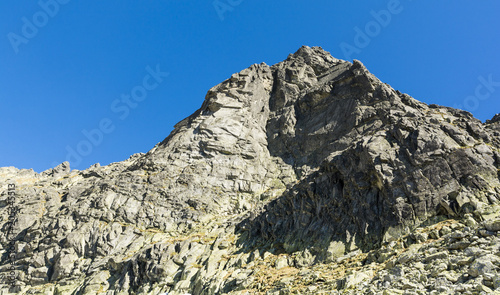 Wolowa Turnia (Volia veza, Volova veza) - is a mountain in the crest of the High Tatras, lying on the border between Poland and Slovakia. photo