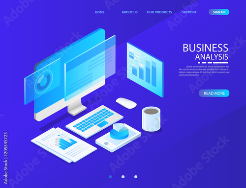 business analysis system. v...