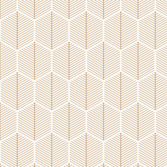 Fototapete Goldene abstrakte geometrische Muster Art Deco Muster elegant Retro  © ArtbyInez