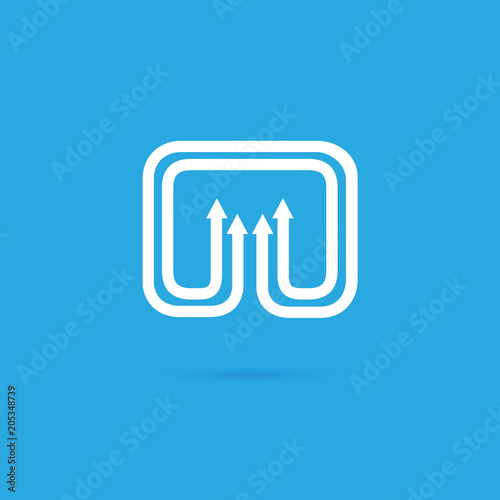 Logo design broker vector template.