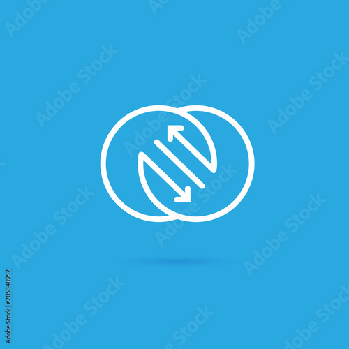 Logo design broker vector template.