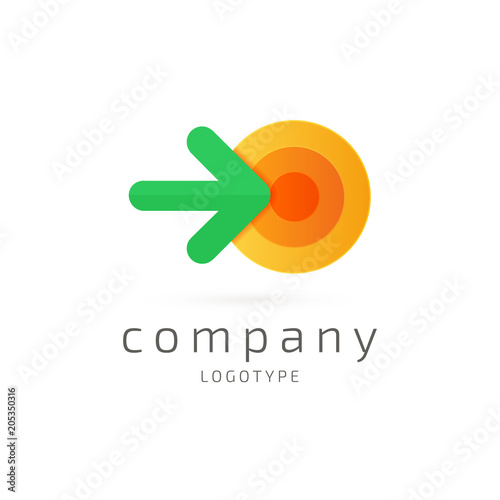 Logo design broker vector template.