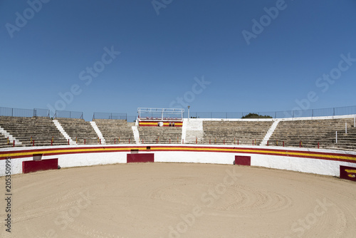Wallpaper Mural Old Spanish bullring in the old quarter of Alcudia. Northern Mallorca one of the Balearic Islands, Spain. Torontodigital.ca