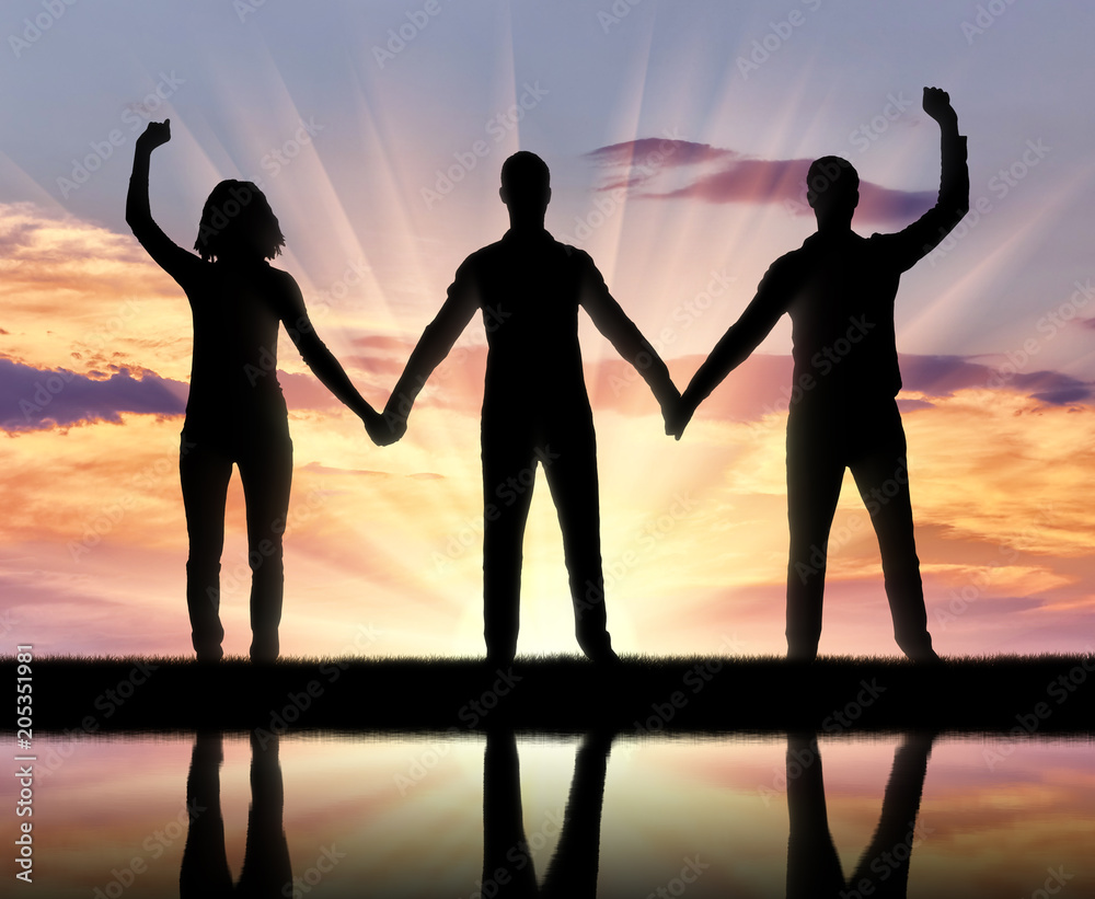 3 People Holding Hands