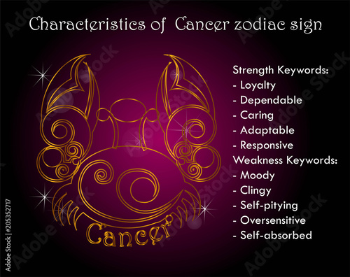 Characteristics of Cancer zodiac sign