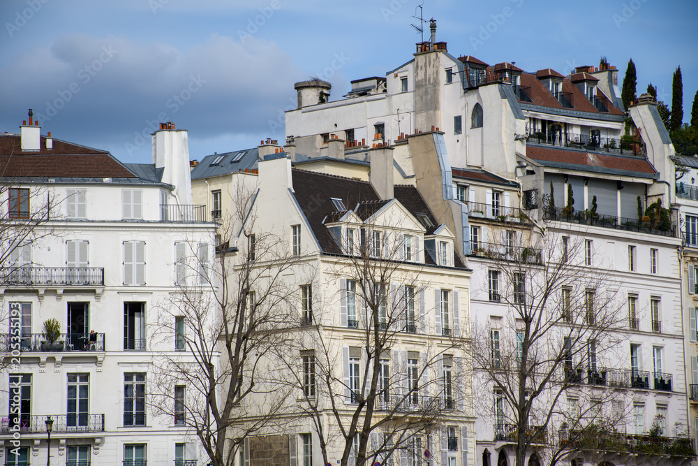 Obraz premium Les façades de Paris