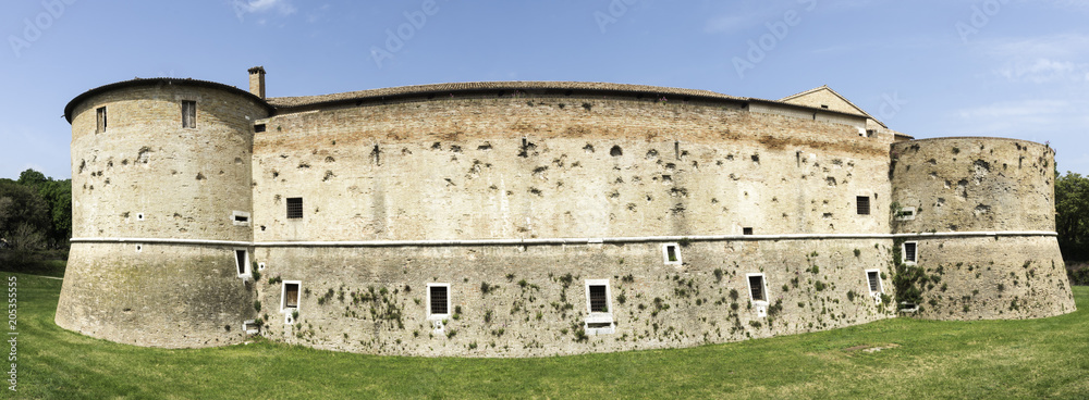 Rocca Costanza a fort built in 1474 - Pesaro (Italy)
