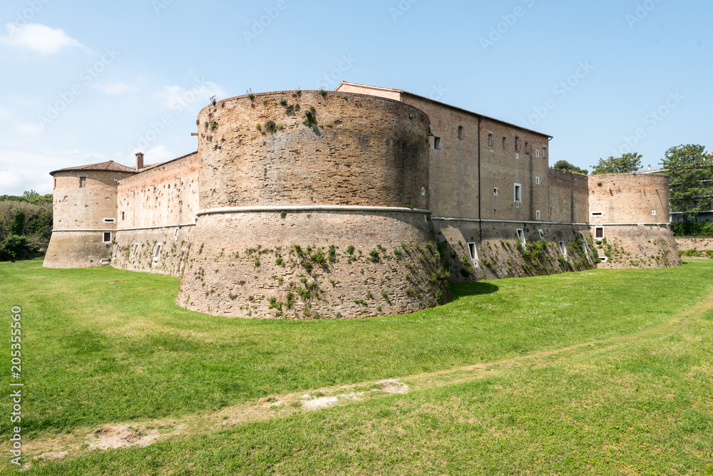 Rocca Costanza a fort built in 1474 - Pesaro (Italy)
