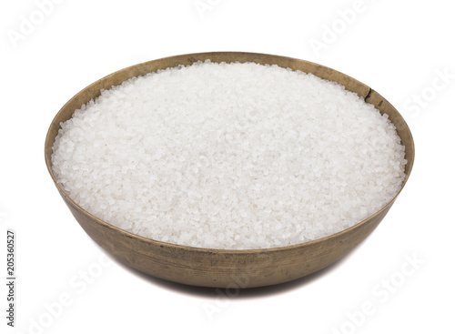 White Sugar isolated on White Background