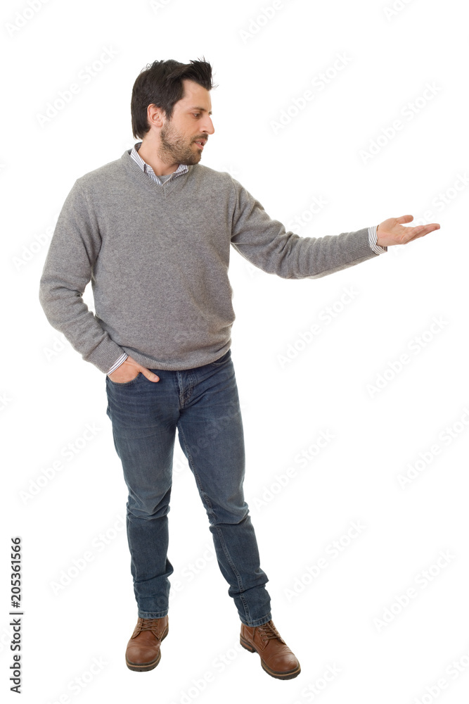 showing gesture showing gesture
