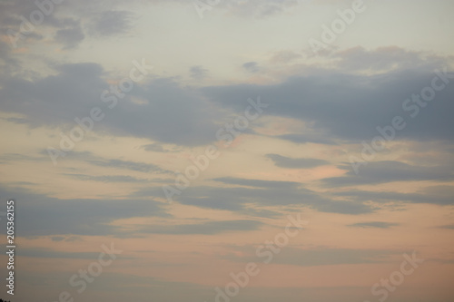 quaint clouds in the sky before sunset. © makam1969