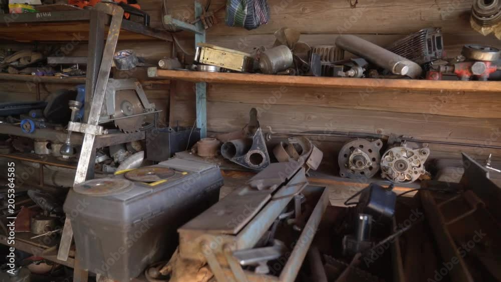 miscellaneous stuff stored in home workshop miscellaneous stuff stored in home workshop