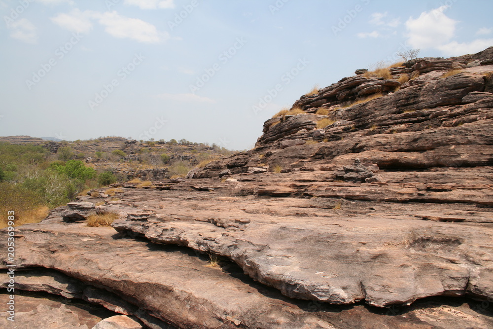 rock outcrops in ubirr, kakadu national park - australia