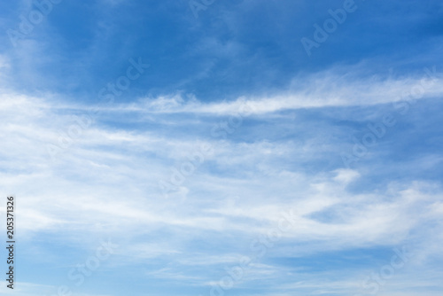 beautiful blue sky with beautiful white cloud