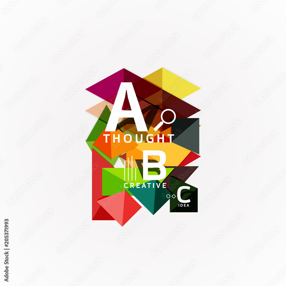 Paper infographic banner template with a b c options, infographics elements Paper infographic banner template with a b c options, infographics elements