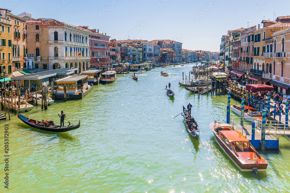Grand Canal in Venice. Italy