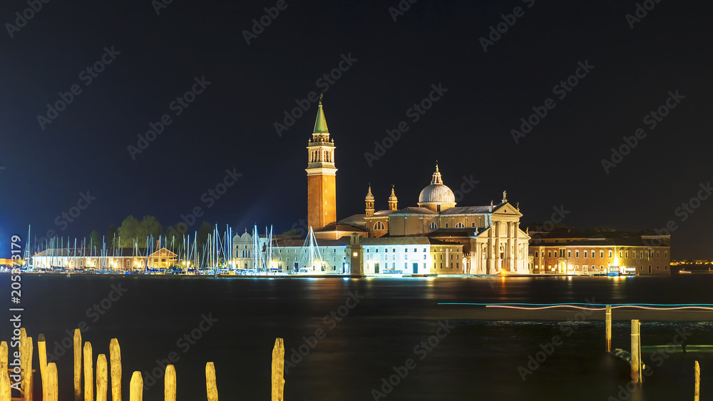 Island of St. George in Venice. Italy