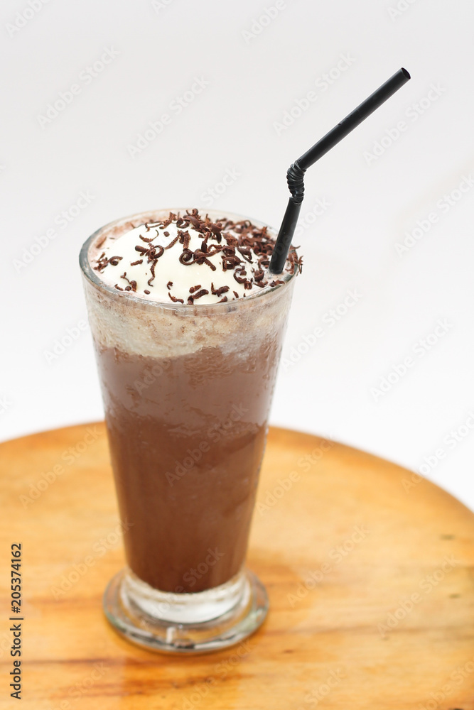 milkshake on a wooden table milkshake on a wooden table