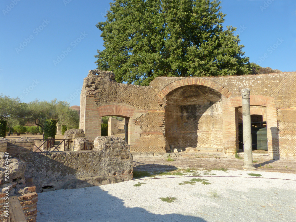 The ancient remains of a Roman city of Lazio - Italy 0153