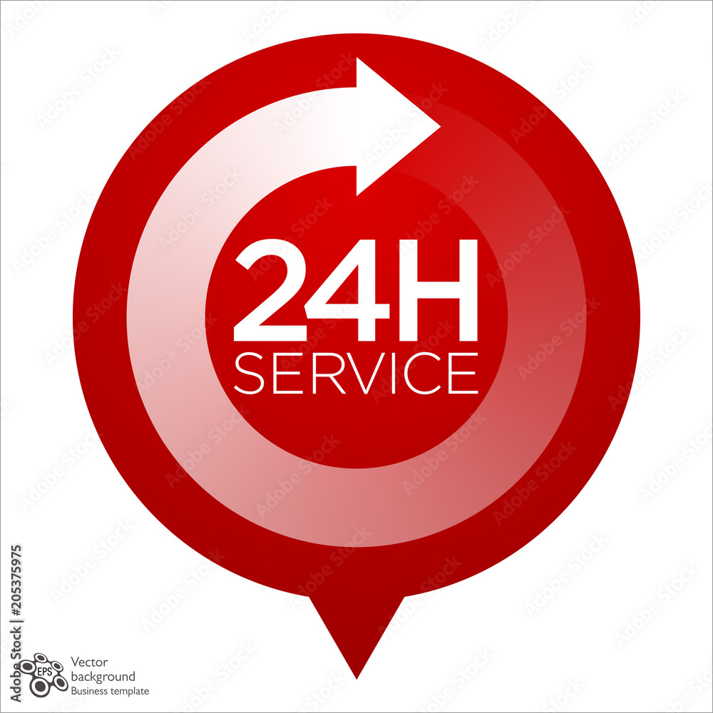 Emergency Service,24h, 24/7, 365 #Vector Graphics Emergency Service,24h, 24/7, 365 #Vector Graphics