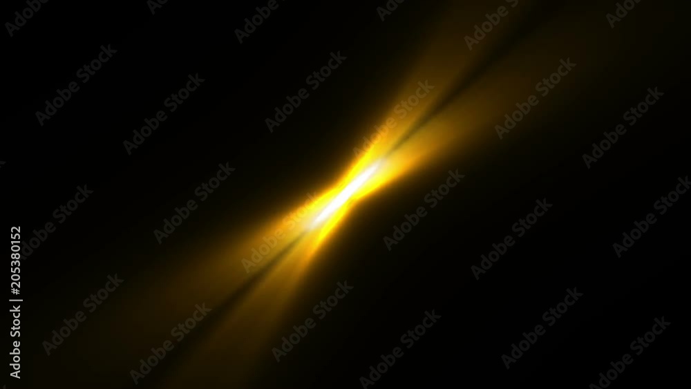 Orange light effects in a dark background