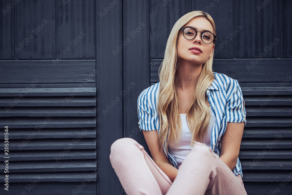 Young woman in the city