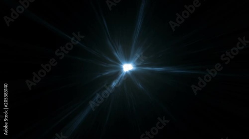 Cosmic pulsar emissions in a dark background photo