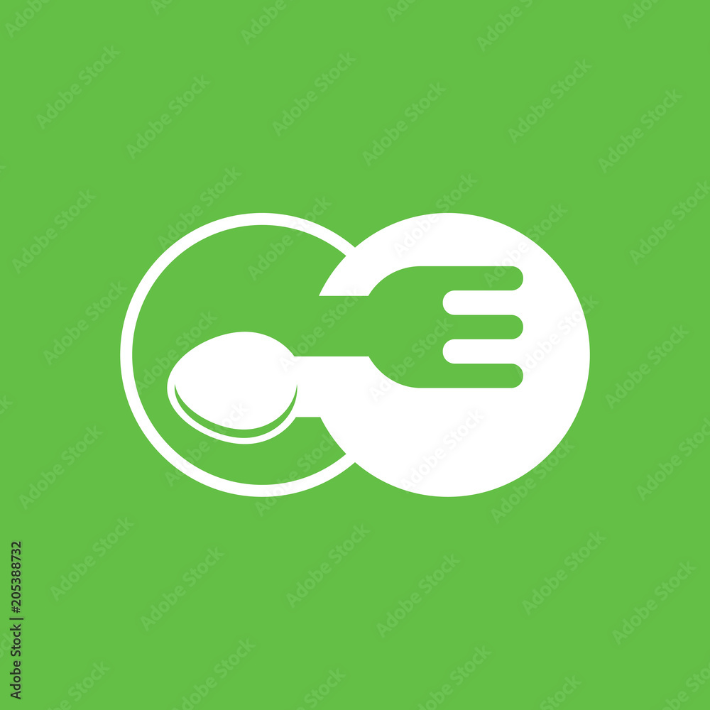 Business food and drink concept. Vector cutlery illustration Business food and drink concept. Vector cutlery illustration