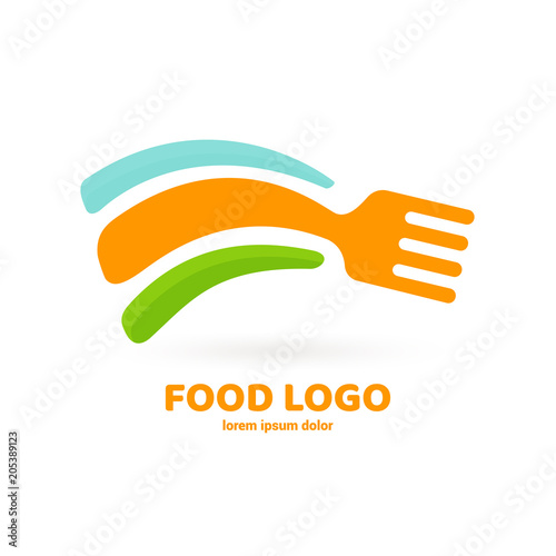 Business food and drink concept. Vector cutlery illustration