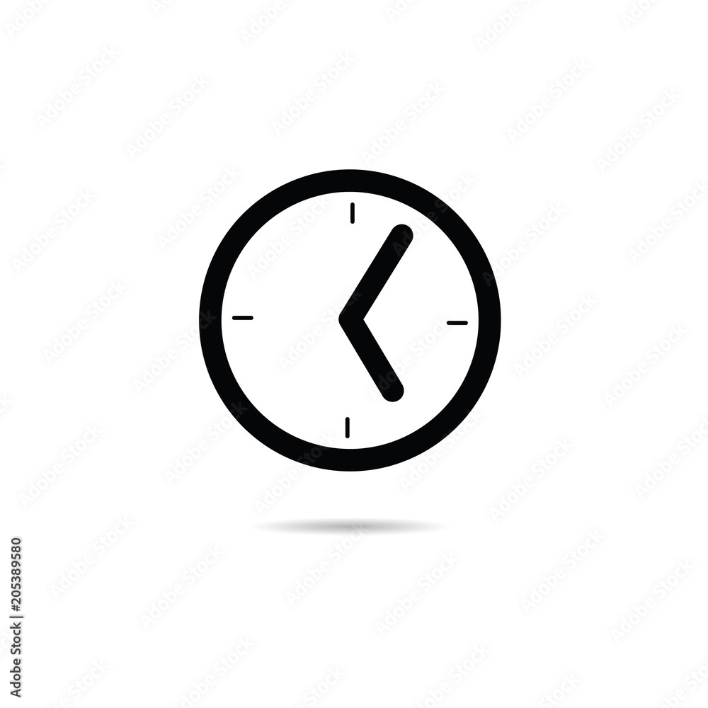 clock black illustration